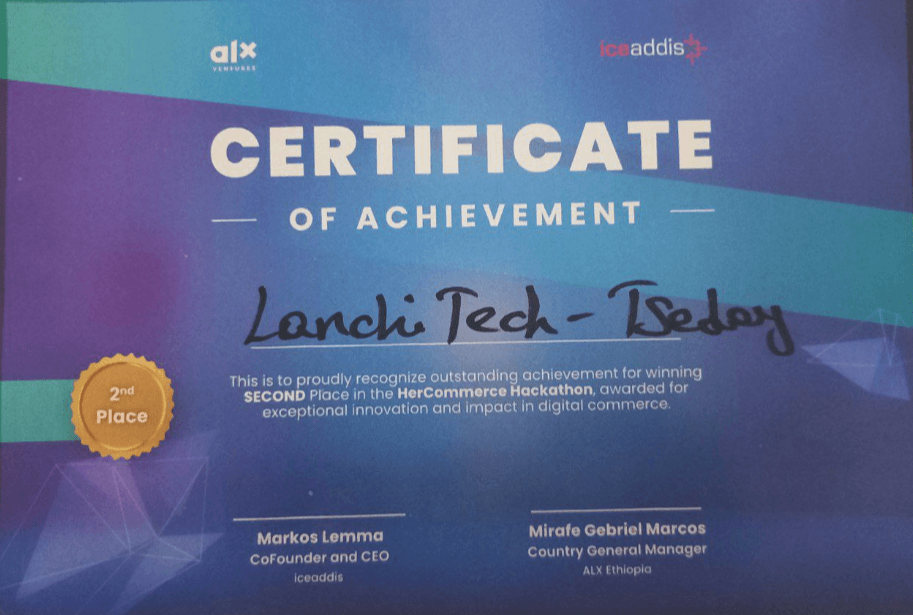 Lanchitech Startup Development Certificate
